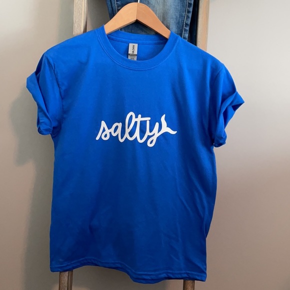 NEW Salty Whale Tail Graphic T-Shirt Unisex - Picture 2 of 4